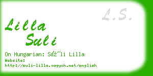 lilla suli business card